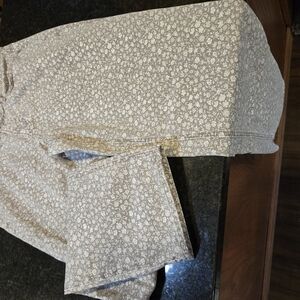 Floral Patterned Pants American Eagle Size 14 90's Straight